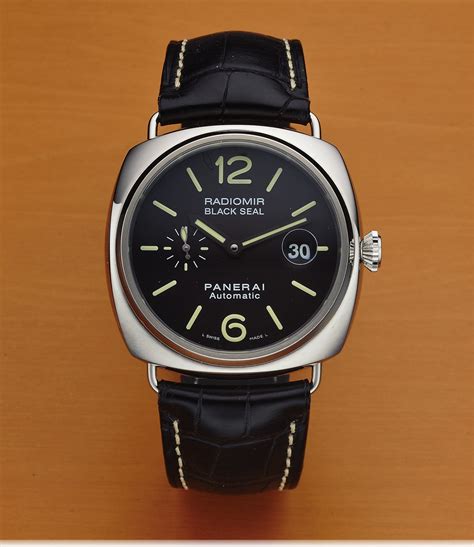 panerai black seal date